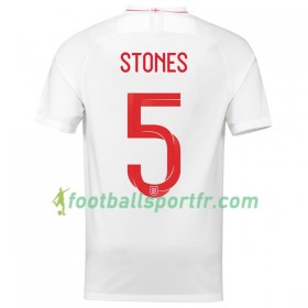 Tenue Angleterre Stones 5 Domicile Coupe du monde 2018 Maillot de Foot